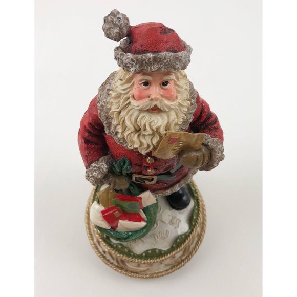 Home For The Holidays Visions Of Santa Wind Up Musical Figurine 1913 - Picture 5 of 10